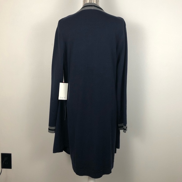 NWT Harper Rose sz 18 blue gray knit dress cardig. - Picture 4 of 10